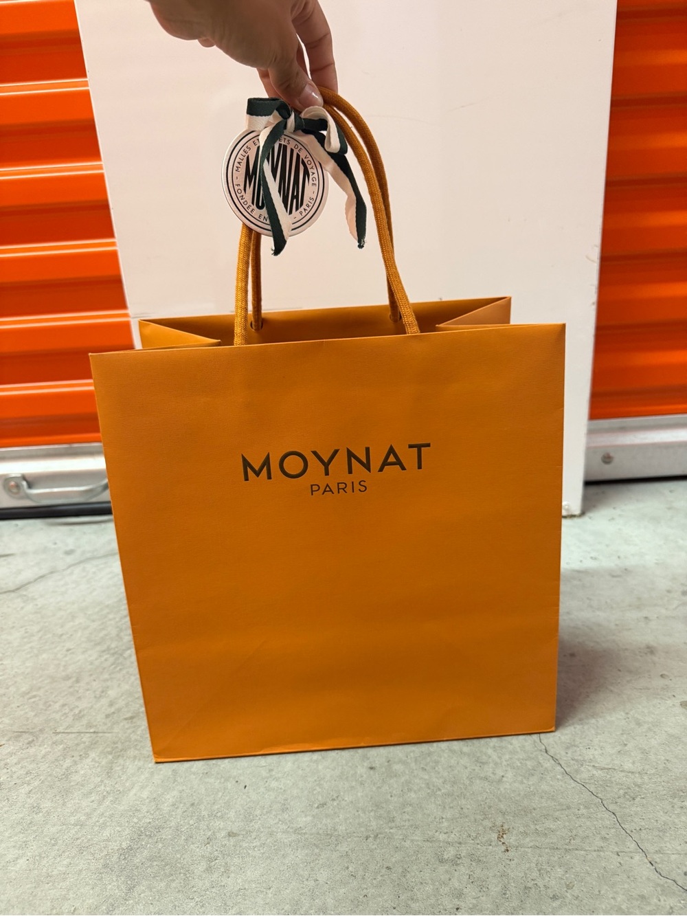 MOYNAT Paris Designer Shopping Bag + Original Tag
